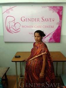 Pregnant mother who receives care